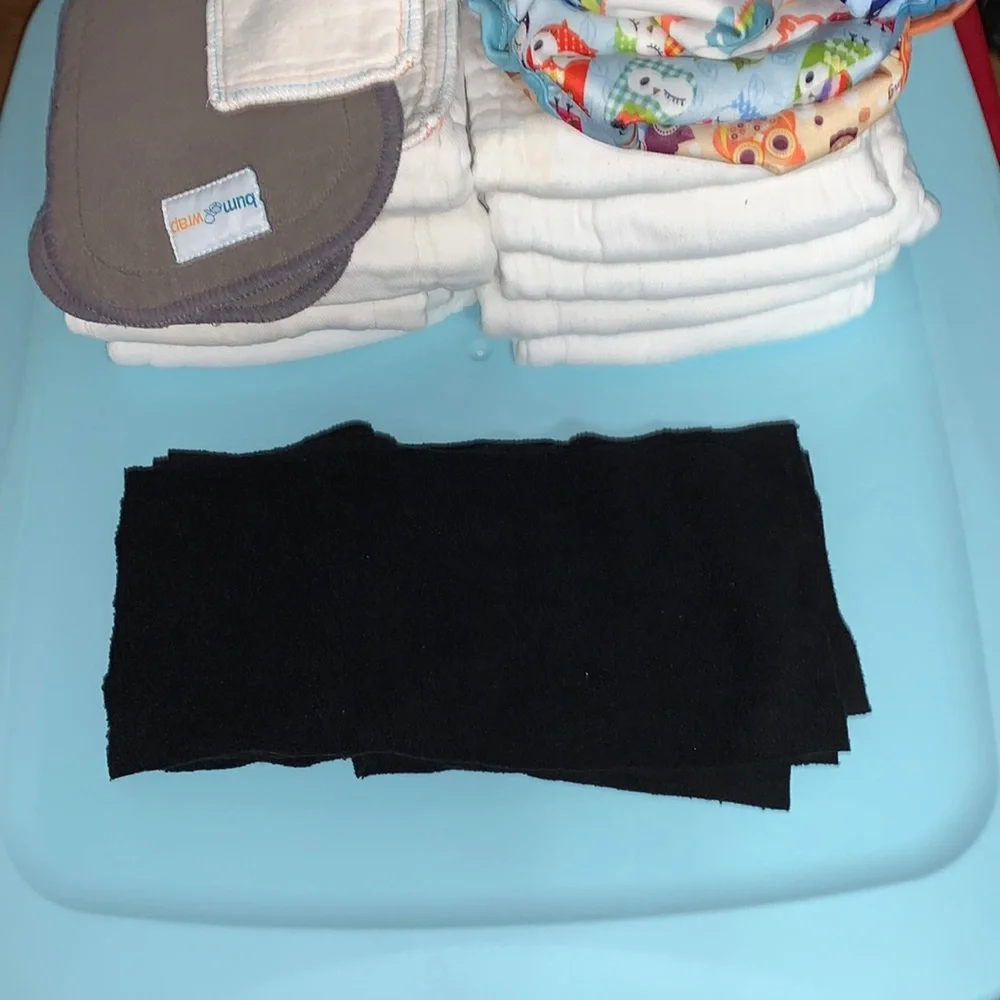 Cloth diaper covers and prefold cloth diapers. #5